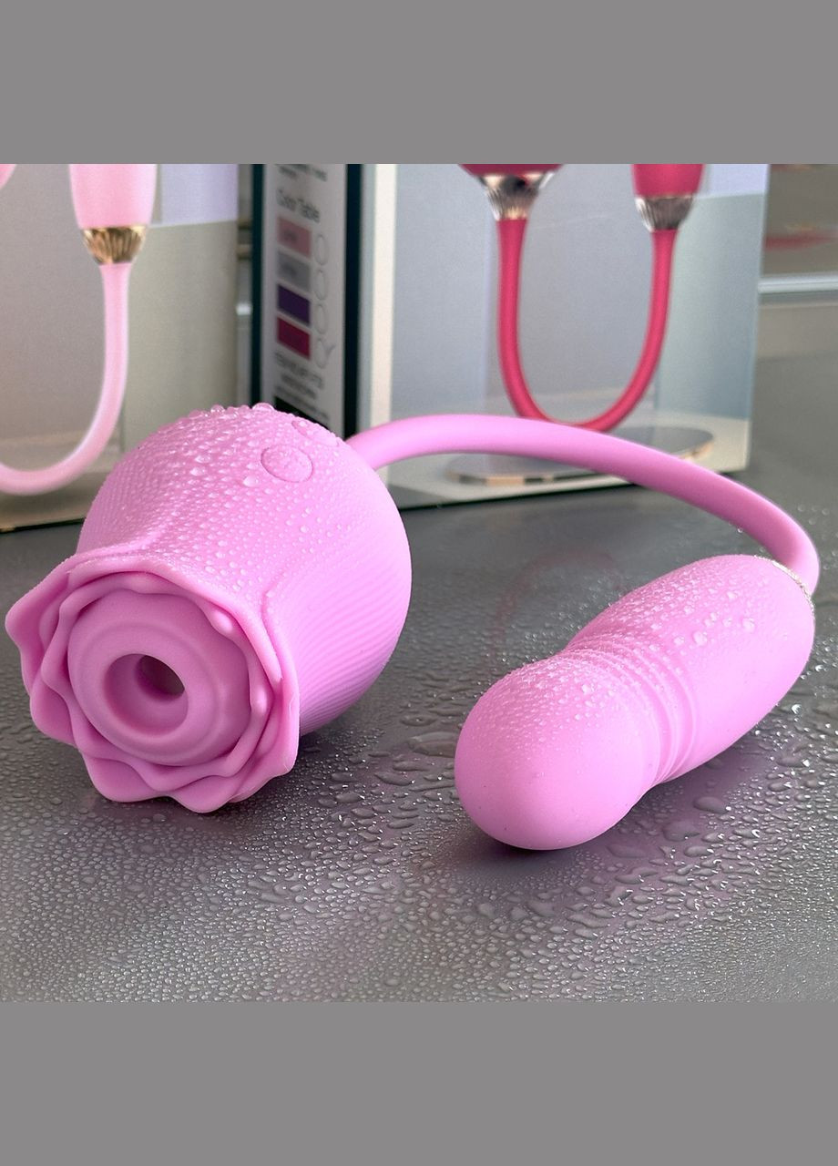 Вакуумный вибростимулятор вибратор Роза красная No Brand (339092258)