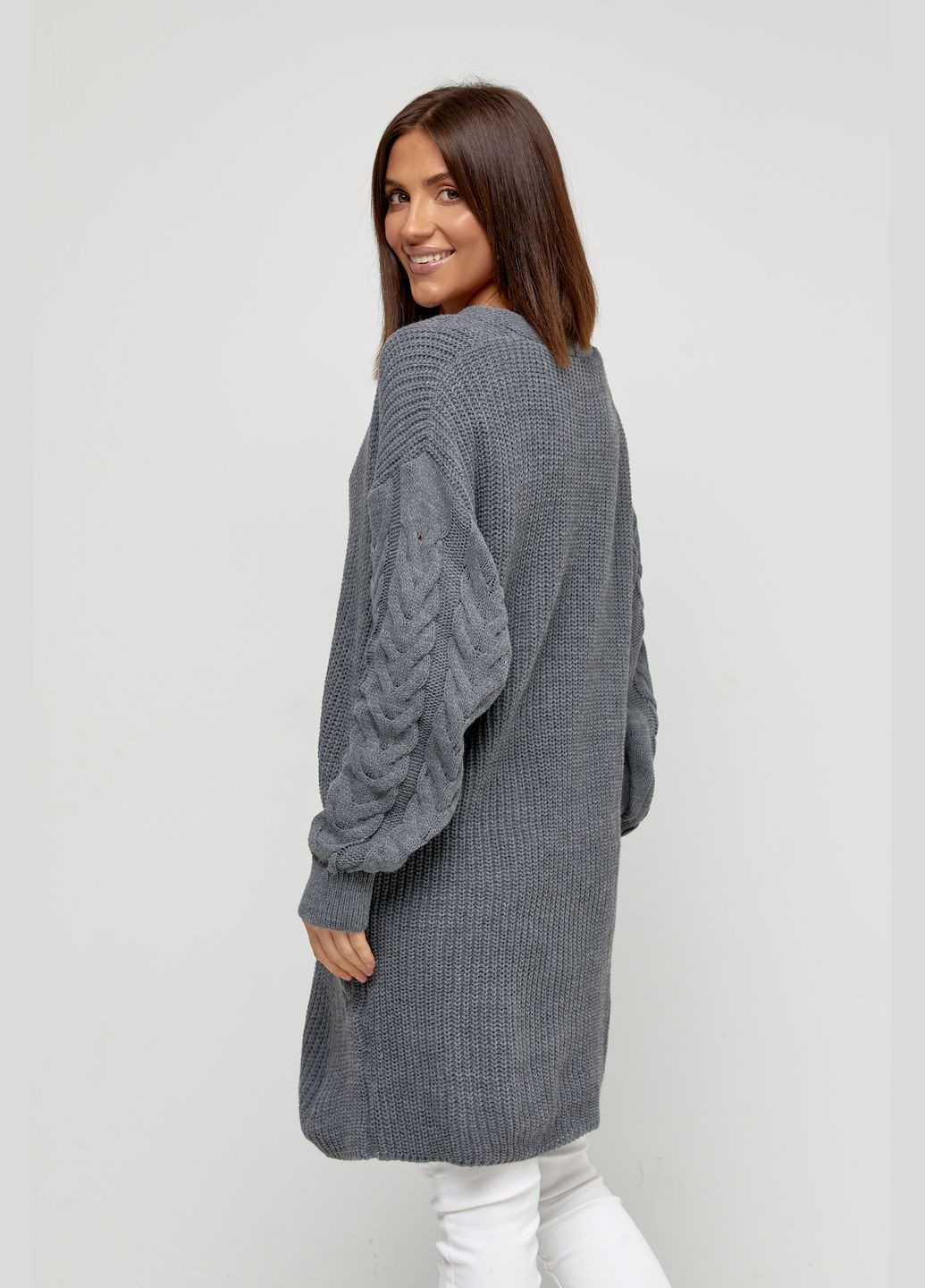 Жіночий в'язаний кардиган на гудзиках (-kardigan-249) MarSe (334893250)