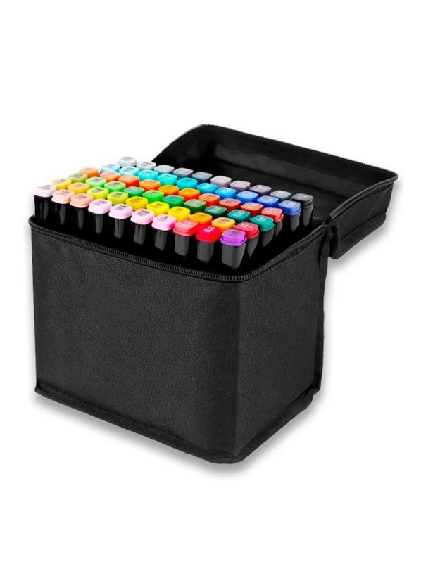 Двосторонні скетч маркери Sketch Marker в чохлі, набір 60 кольорів маркерів TouchFive (324260093)
