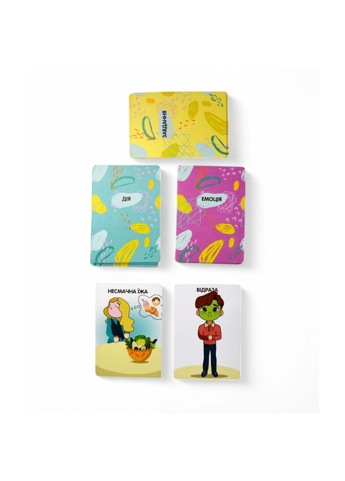 Настольная игра "Эмоции" 2262-UM 37 карт, 7 вариантов игры УМНЯШКА (341536944)