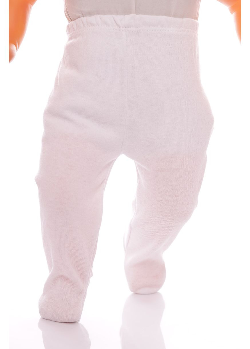 Білий демісезонний комплект на витяг для хлопчика трикотажний в коробці бант білий 62 см (40209) BABYKROHA