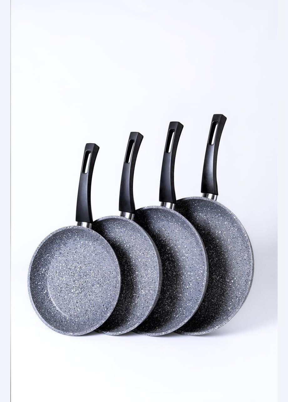 Сковорода 26см с антипригарным покрытием, Гранит Грей. Biol (338655854)