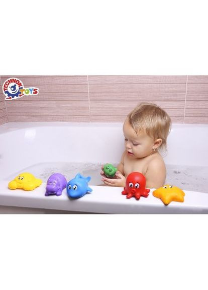Детская игрушка "Набор для ванной " (7471), водный мир ТехноК (293484220)