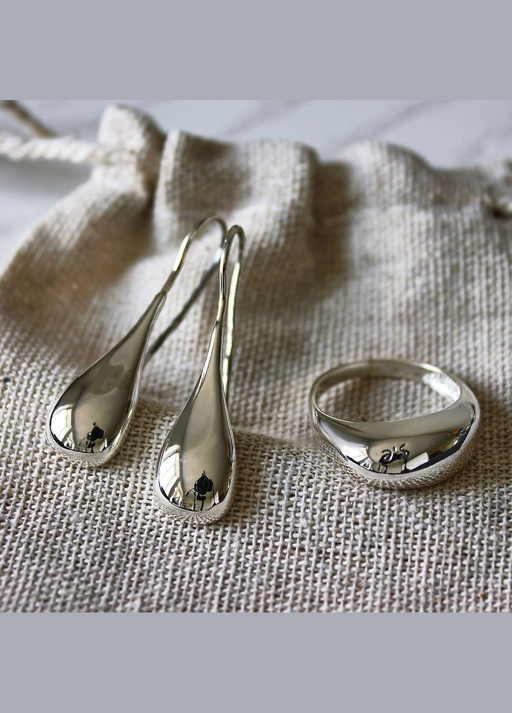 Серьги Капля SE 925 Skifska Etnika (324622900)