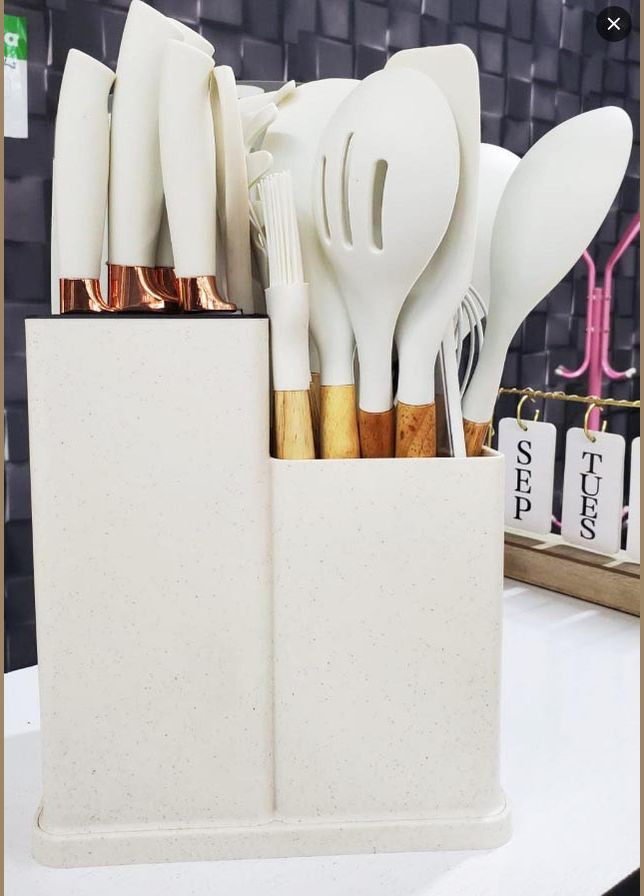 Набори кухонных принадлежностей Kitchenware Set набор ножей лопаток с досточкой A-Plus (297331363)