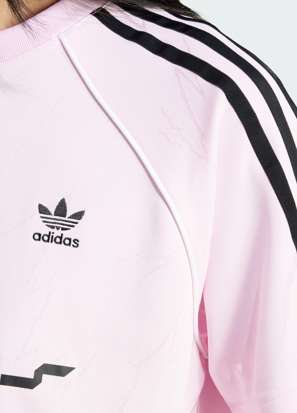 Розовая всесезон джерси short sleeve adidas