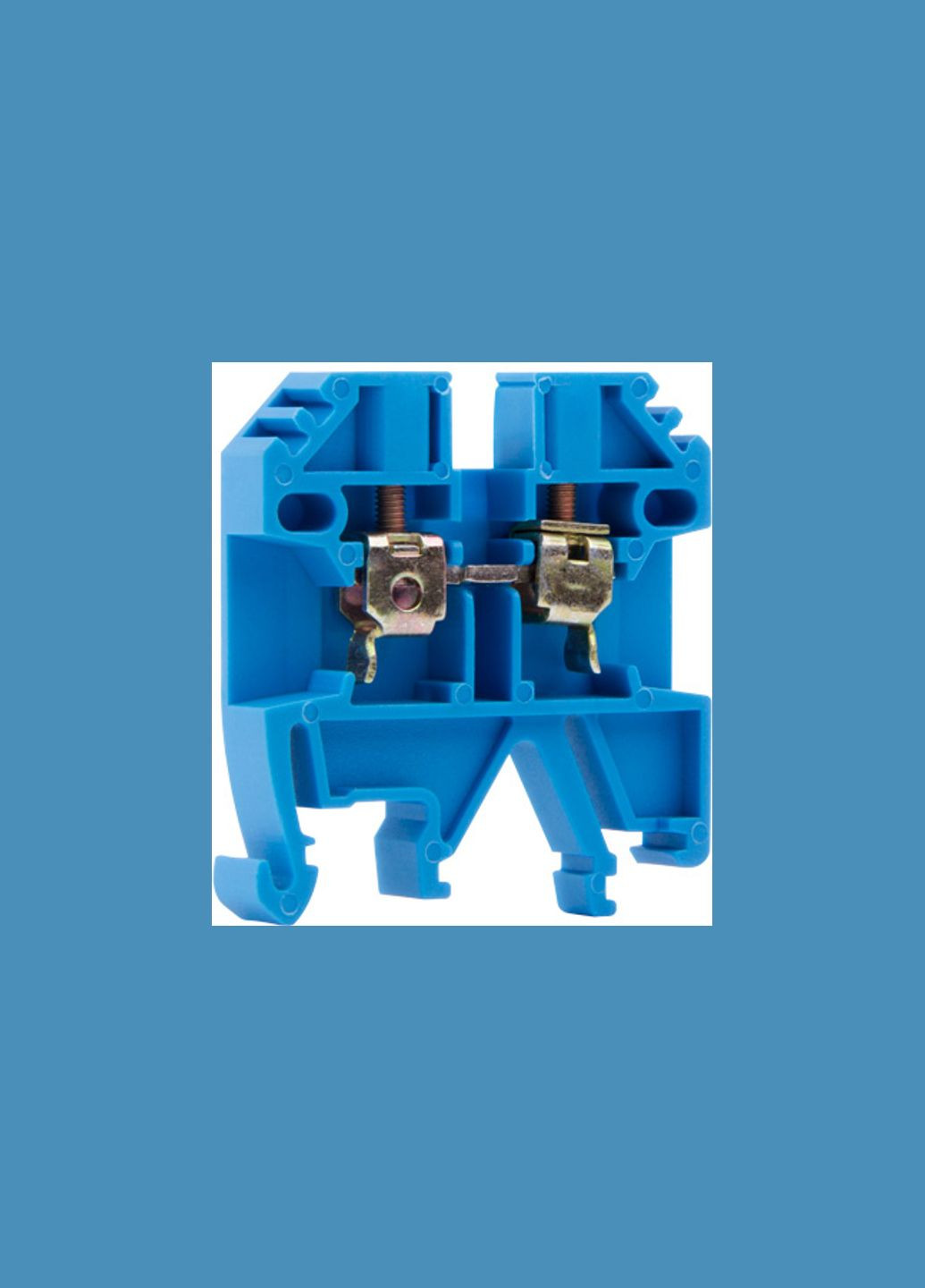 Клемма винтовая наборная 24А 2,5мм.кв. 41х6,2х41,5мм [p049022] e.tc.din.pro.2.5.blue E.NEXT (344535803)