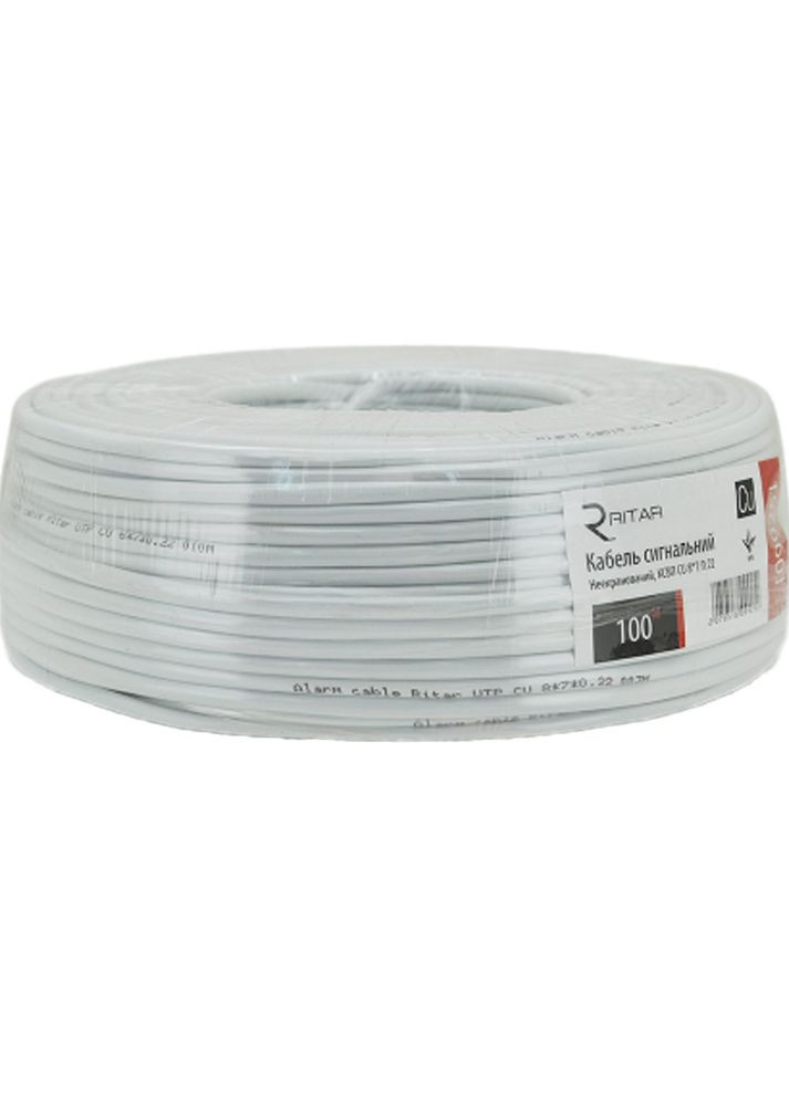 Кабель КСВП СU сигнальний 100м White (RI-KSVPE-8p22) Ritar (334675913)