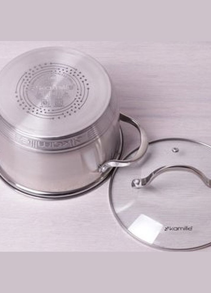 Каструля з кришкою 2,9 л KM-4718S Kamille (316625178)