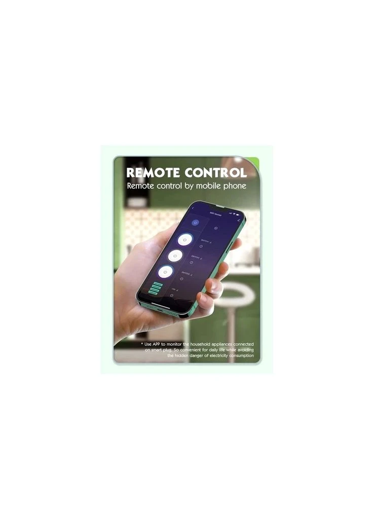 Мережевий фільтр живлення SEW3452 WiFi 3роз 3USB/1Type-C (SEW3452) Ldnio (382060209)