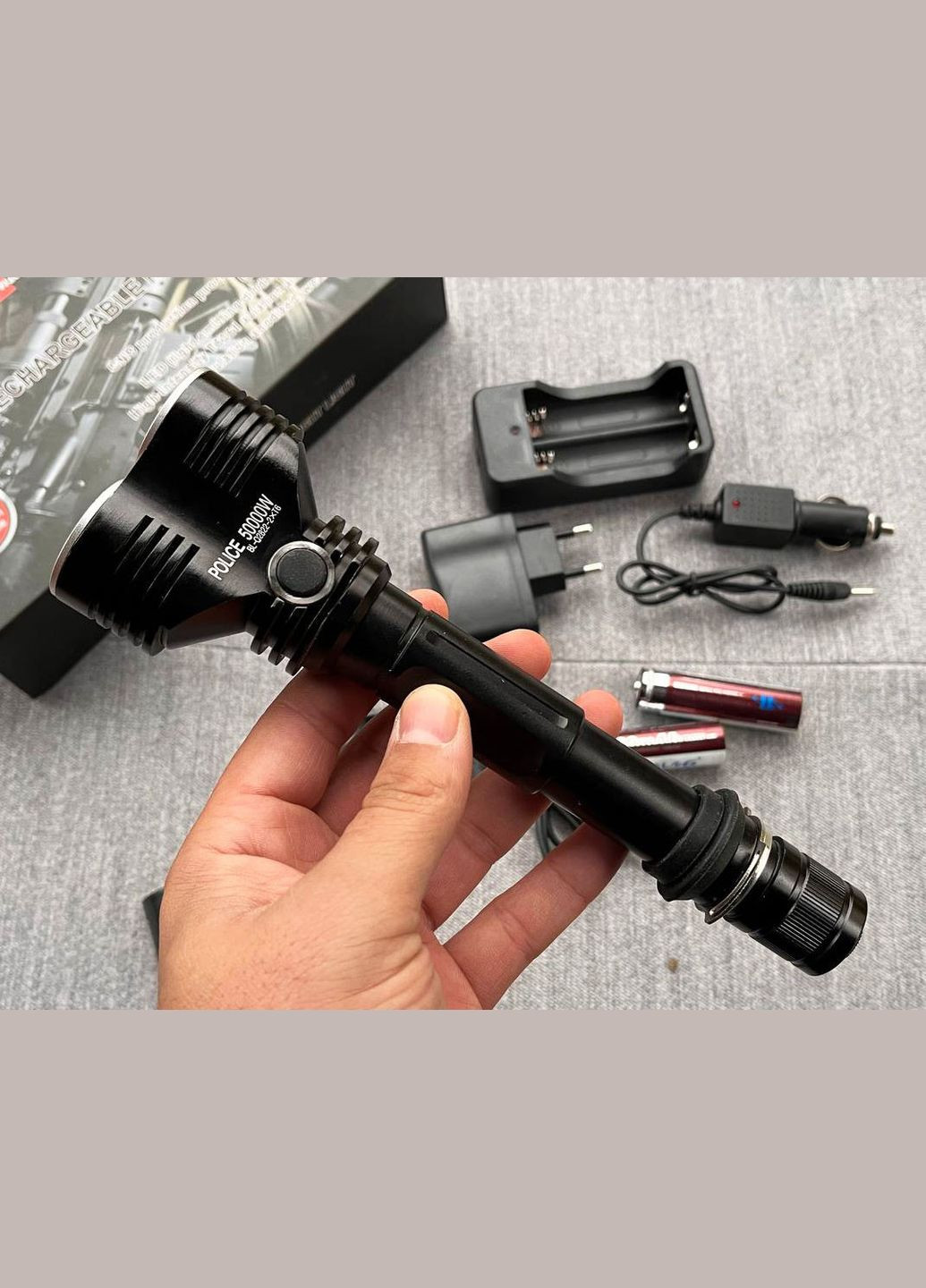 Фонарь аккумуляторный BL-Q2822 2xT6 18650х2 1000 м X-Balog (297332033)