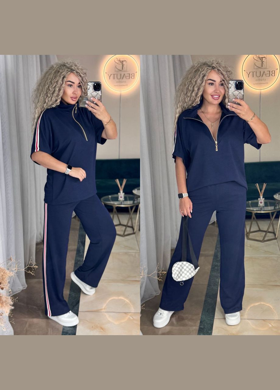 Костюм двонитка Туреччина,штани та футболка з лампасами Україна (347617535)