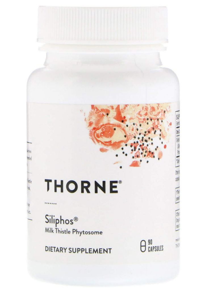 Расторопша пятнистая экстракт Siliphos Thorne 90 капс Thorne Research (360714063)