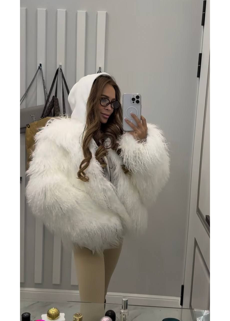 Женская шуба под ламу из эко меха KaraMix (371918093)