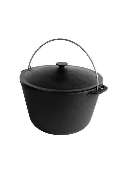 Котел туристичний (KT08-1) Brizoll чавунний з кришкою 8 л (370892353)