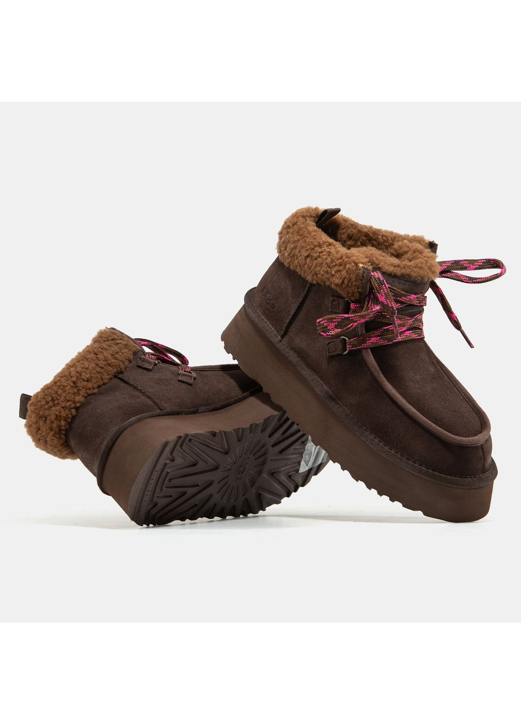 Коричневые женские Угги зима ✅ No Brand (368882177)