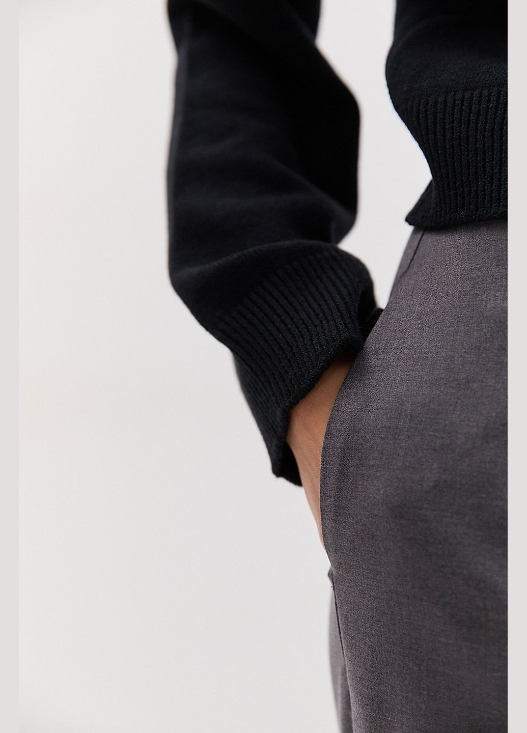 Черный демисезонный кардиган Arjen