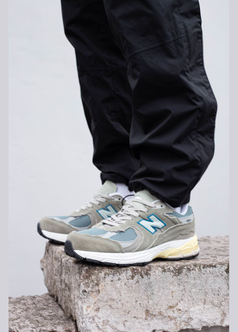 Серые мужские кроссовки нью баланс 2002г нью беланс 2002г протекшн пак серые No Brand