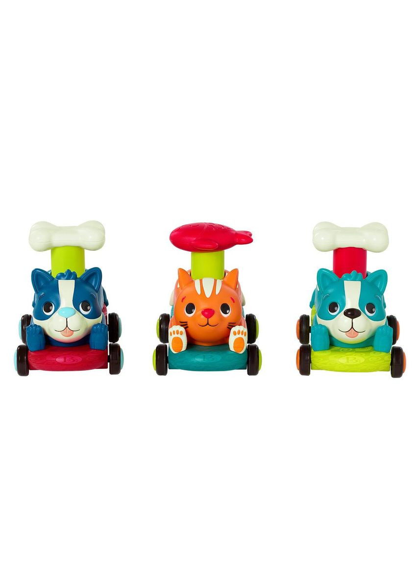 Машинка инерционная серии Лапкомобили - Песик, цвет бирюза Battat (365750738)