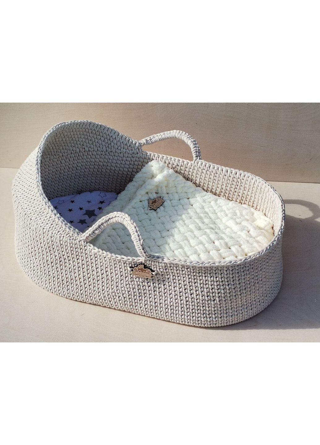 Набір В'язана люлька для немовляти+ пледик No Brand (361203648)