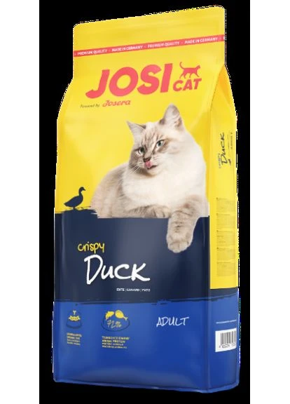 Сухий корм JosiCat Cripy Duck для котів з Качкою і Рибою Йозера на вагу, 100 г Josera (388830383)
