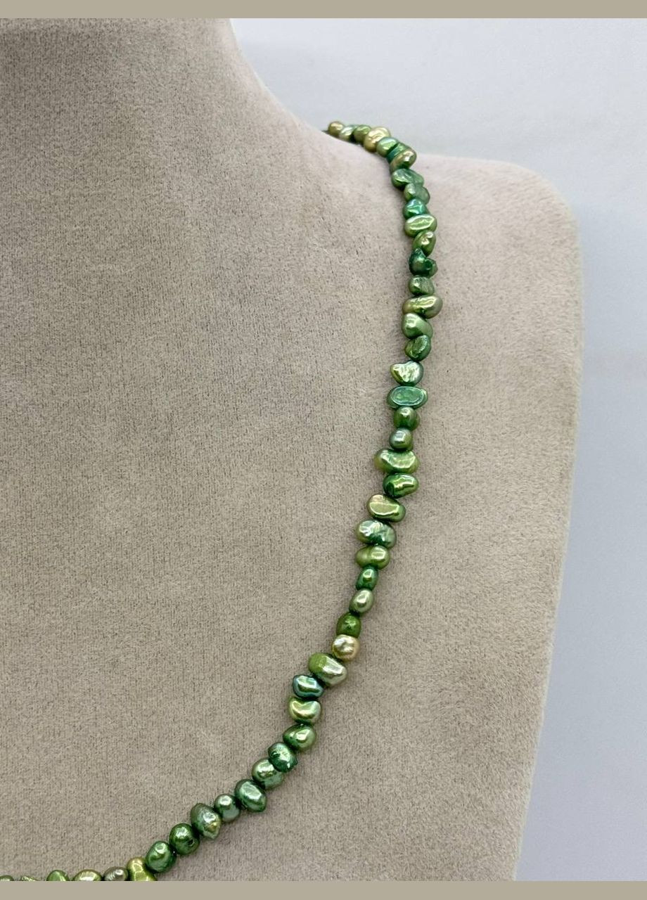 Намисто перли 42 см Зелений No Brand (335249185)