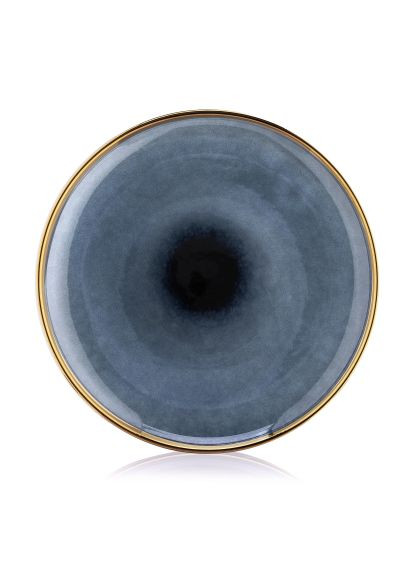 Тарілка (AR2926AB) Ardesto Andria, 25.7см, кераміка, синьо-сірий (366648144)