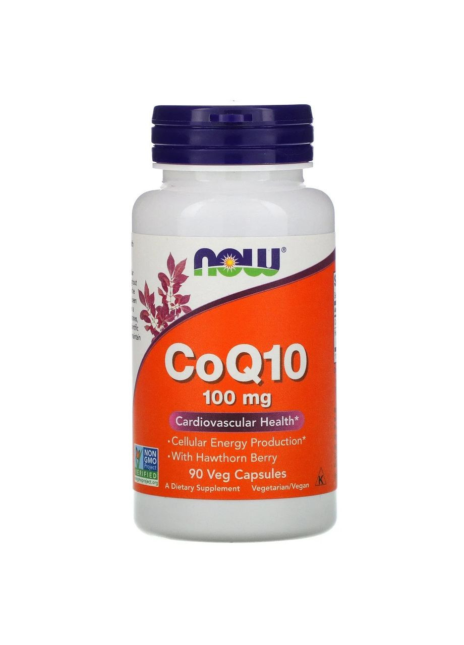 Коэнзим Q10 (CoQ10) 100 мг 90 капсул Now Foods (361113948)