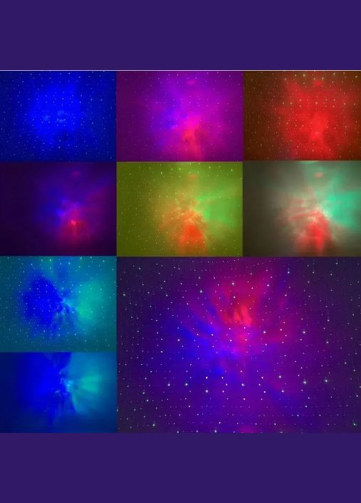 Ночник-проектор звездного неба Астронавт от USB, с Bluetooth колонкой и пультом / Детский лазерный светильник с проекцией No Brand (328439711)