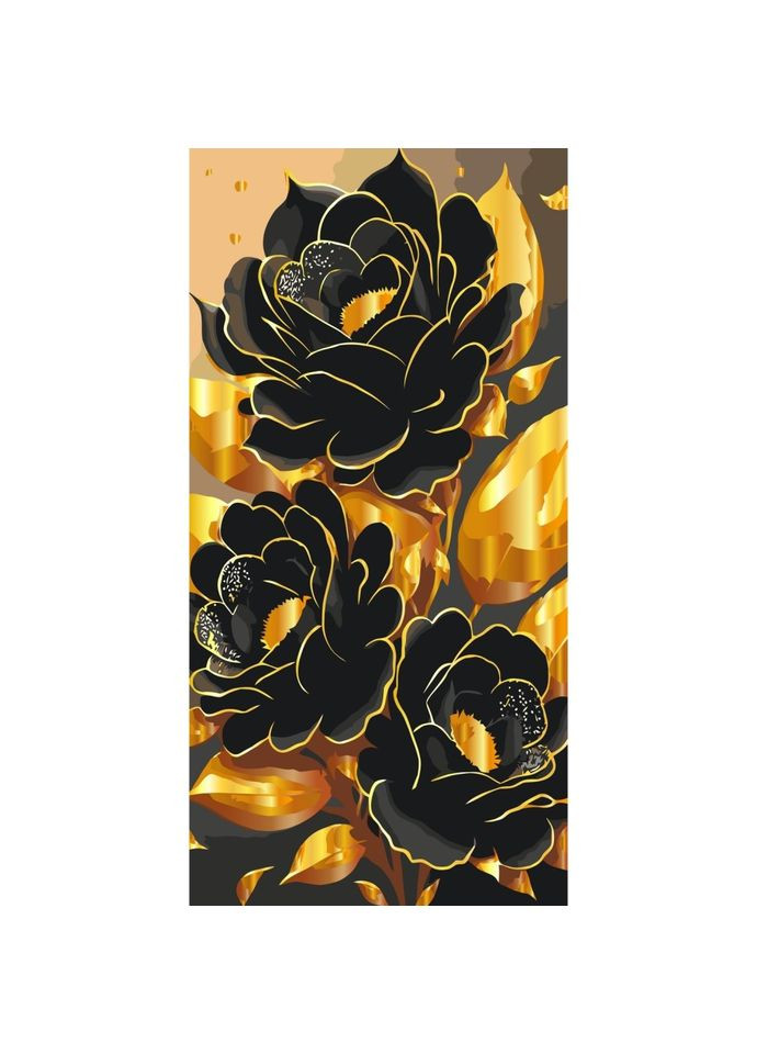 Картина за номерами "Витончені квіти" 11549-AC з металізованими фарбами 40х80 см Art Craft (306076551)