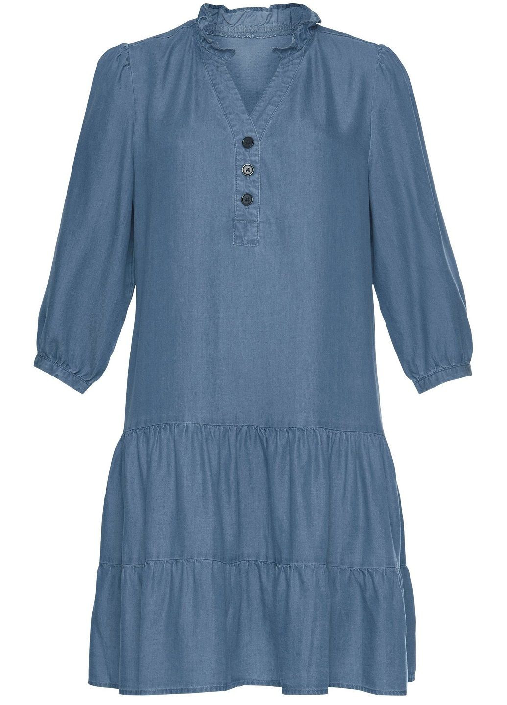 Синя джинсова сукня Lascana однотонна