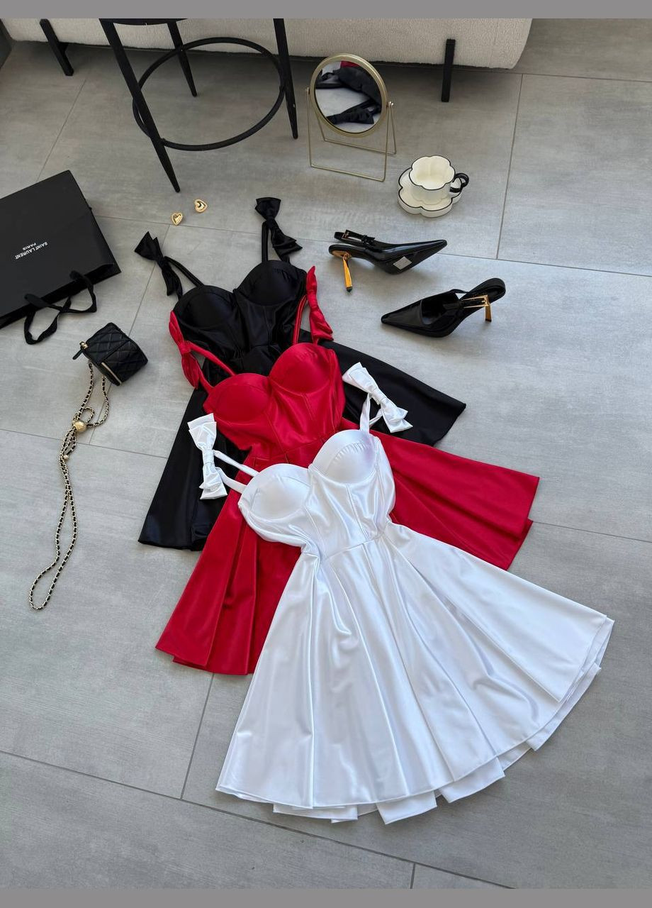 Молочное вечернее, праздничный, откровенный платье с чашками No Brand