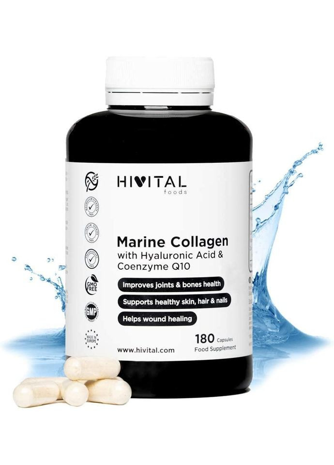 Морской коллаген 180 капсул Hivital Foods (299717542)