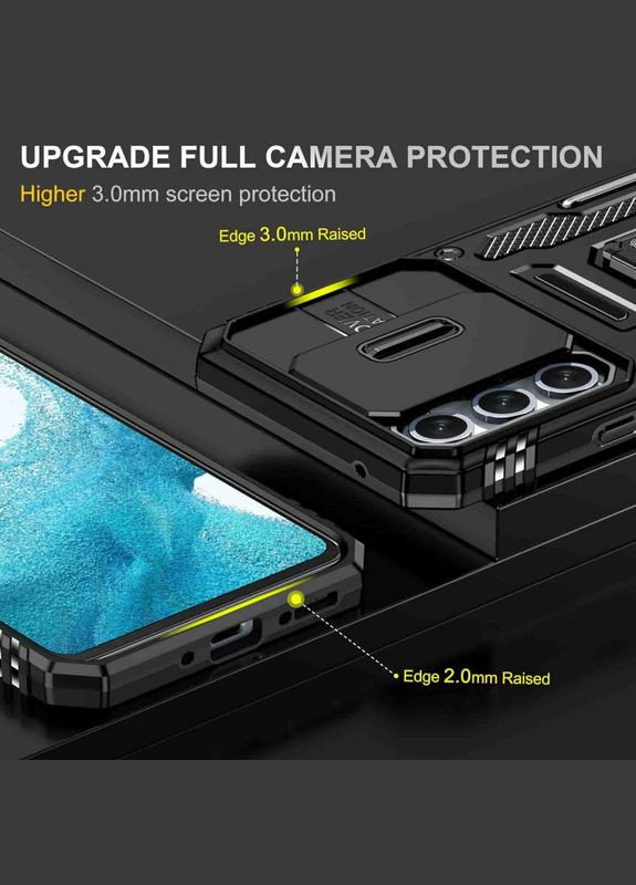 Ударопрочный чехол Camshield Army Ring для Samsung Galaxy S25+ / S24+ Black No Brand (344465045)