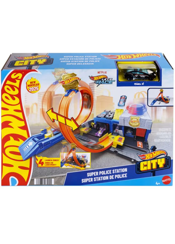 Трек City Суперполицейское отделение JBM71 Hot Wheels (322035662)