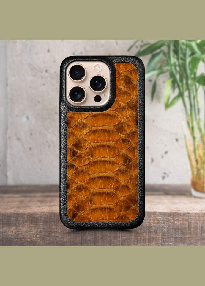Кожаная накладка ExBacker Python Scales для Apple iPhone 16 Pro Max (78227) Stenk (336211980)
