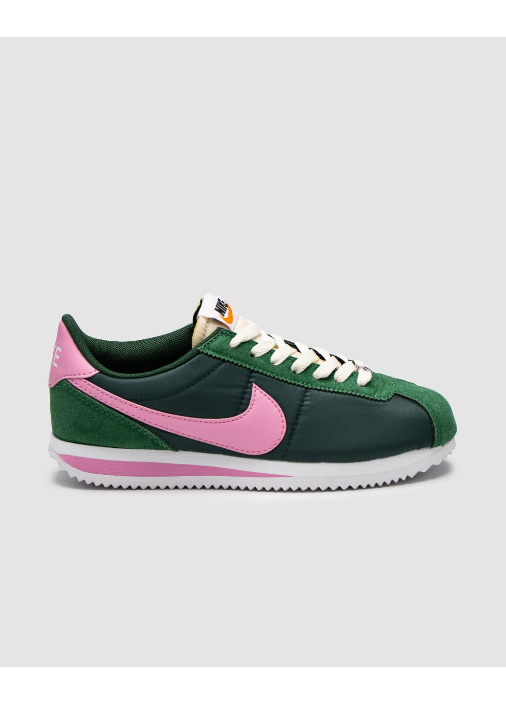 Розовые демисезонные кроссовки мужские nike cortez green / pink найк кортез No Brand