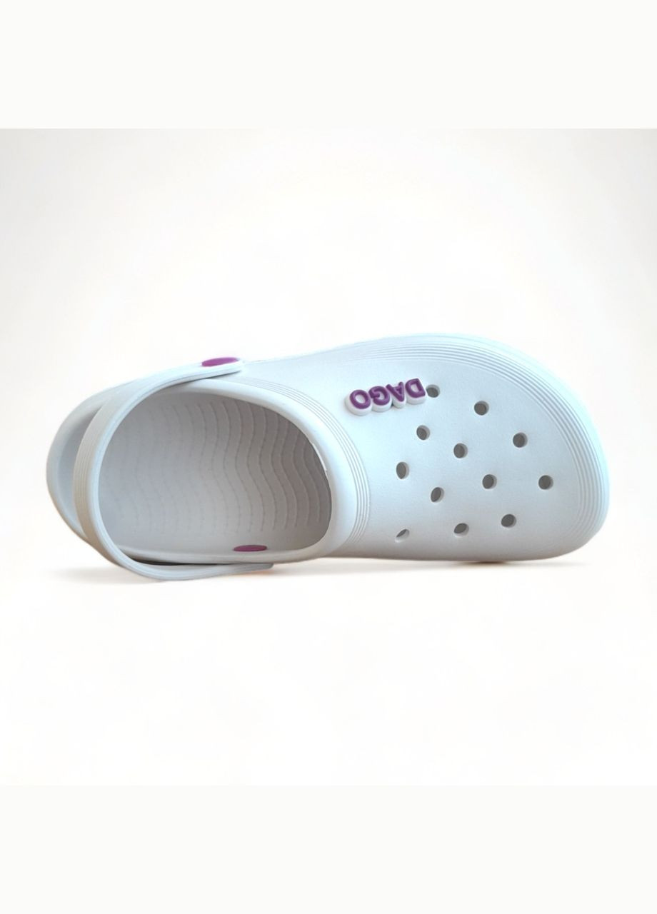 Белые кроксы женские style блакинти из eva-пены размер 40 (26 см) Dago