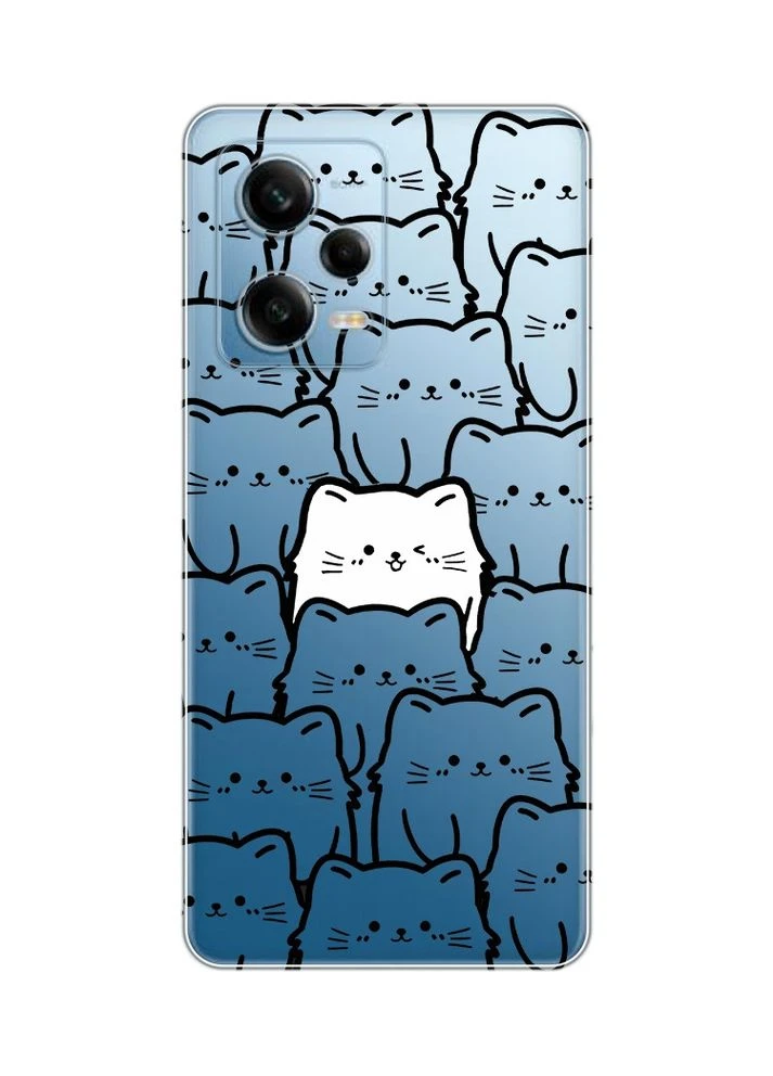 Чехол на Xiaomi Redmi Note 12 5G Котики (принт 392) CASE CONTROL (360703861)