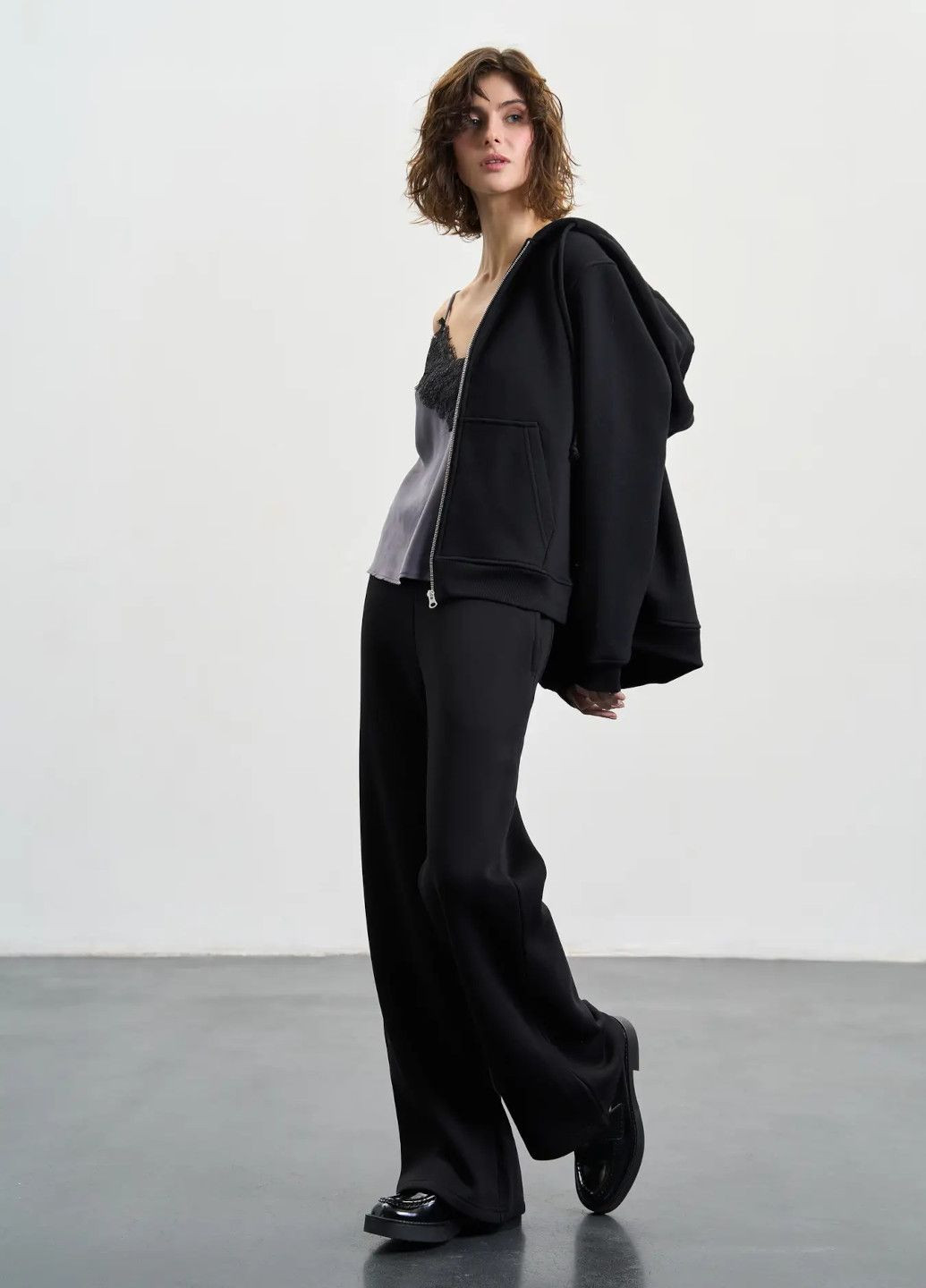 Зіп-худі жіноче утеплене Роза (322649104)