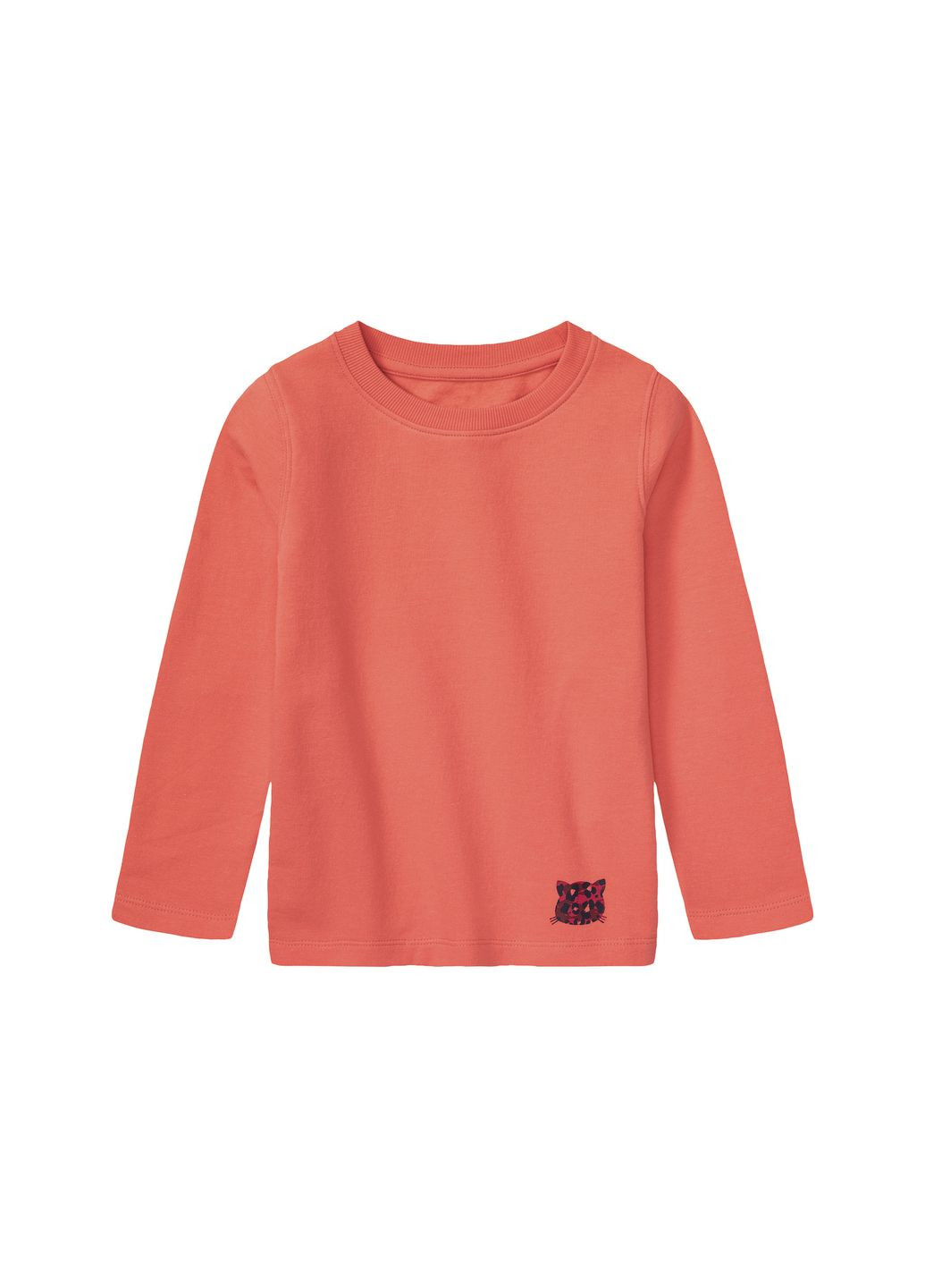 Оранжевый демисезонный повседневный лонгслив Lupilu