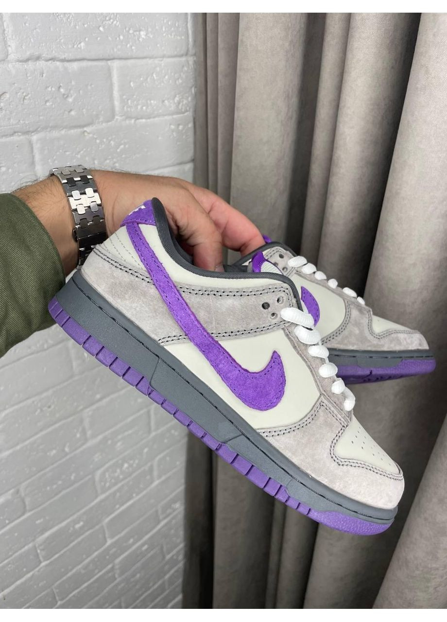 Серые зимние кроссовки мужские nike sb dunk low violet grey найк сб данк No Brand
