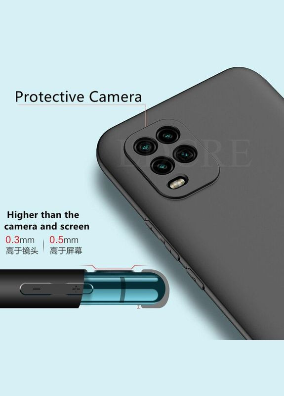 Силіконовий чохол для Mi 10 lite Червоний мікрофібра soft touch Xiaomi (322211825)