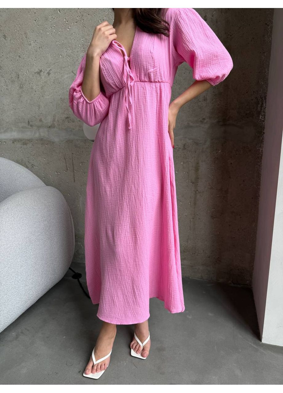 Рожева святковий сукня Vione однотонна