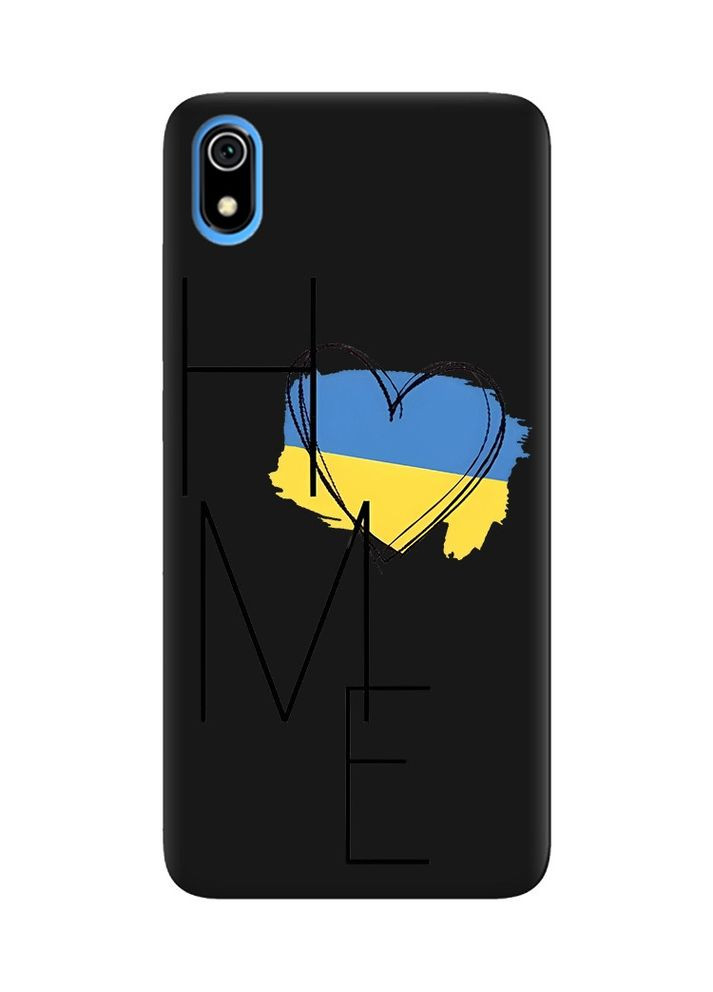 Матовий чорний чохол на Xiaomi Redmi 7A:: Дім Україна (принт 353) Creative (360693207)