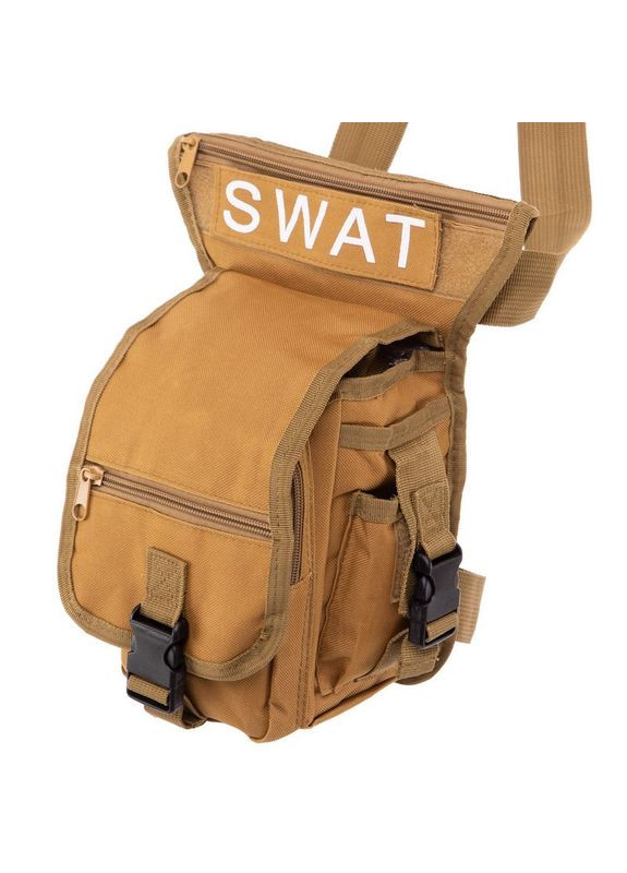 Сумка тактична на стегно SILVER (оксфорд 600D, р-р 22х16х9см, 3л, Хакі) (TY-5717_Хакі) SILVER KNIGHT (361436384)