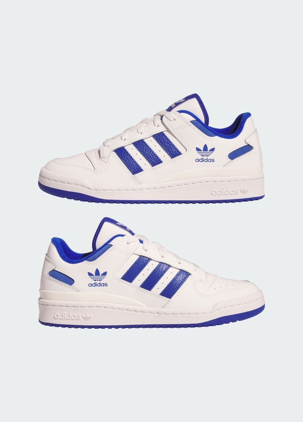 Белые летние кроссовки forum low cl adidas