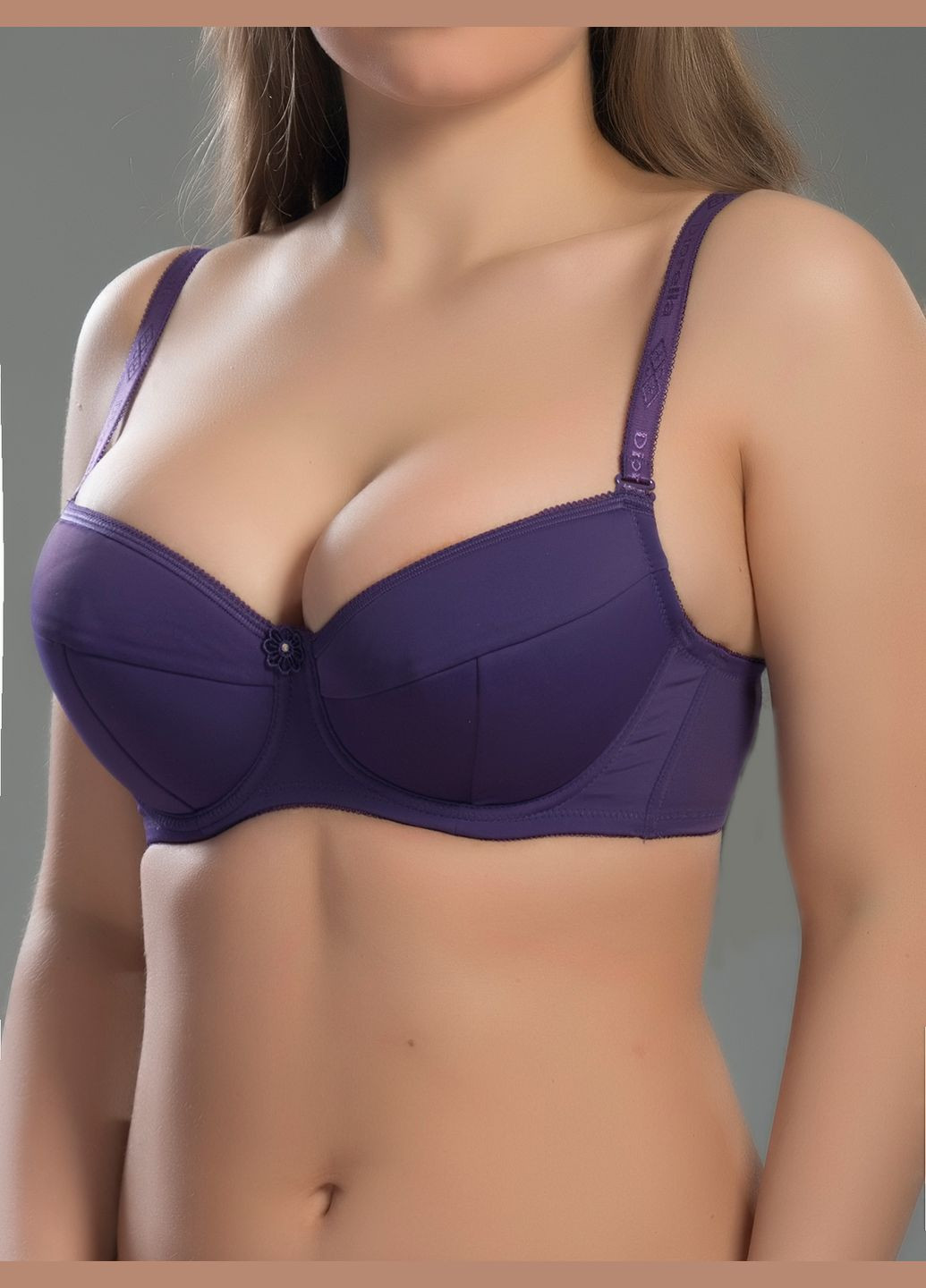 Сиреневый бюстгальтер 65018 d Diorella с косточками нейлон, эластан