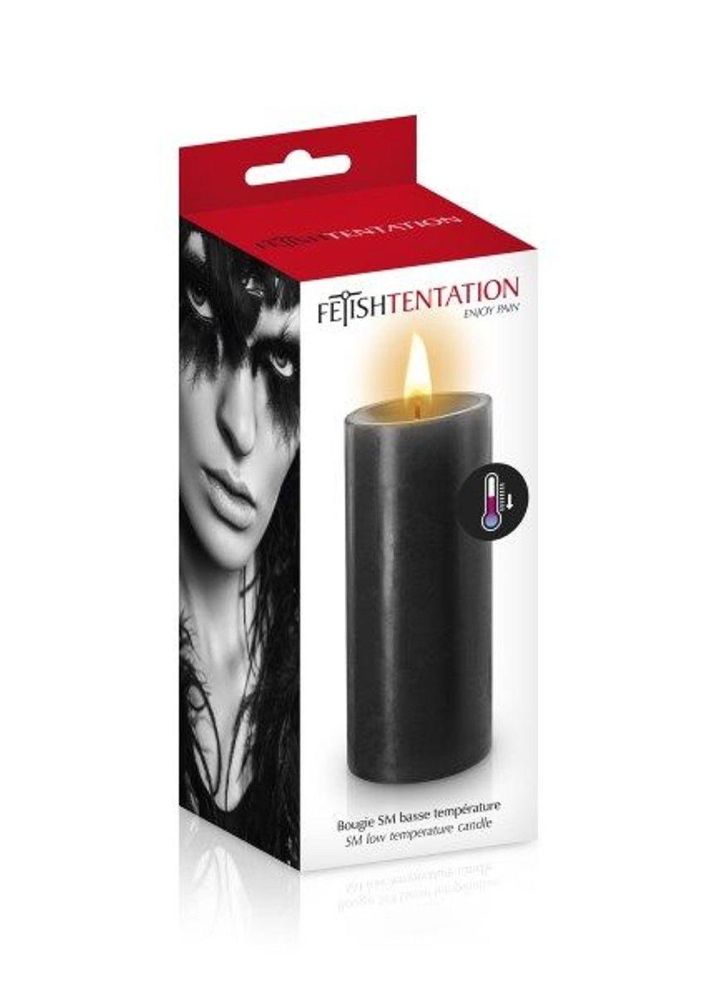 БДСМ-свічка низькотемпературна SM Low Temperature Candle Black Fetish Tentation (345708591)