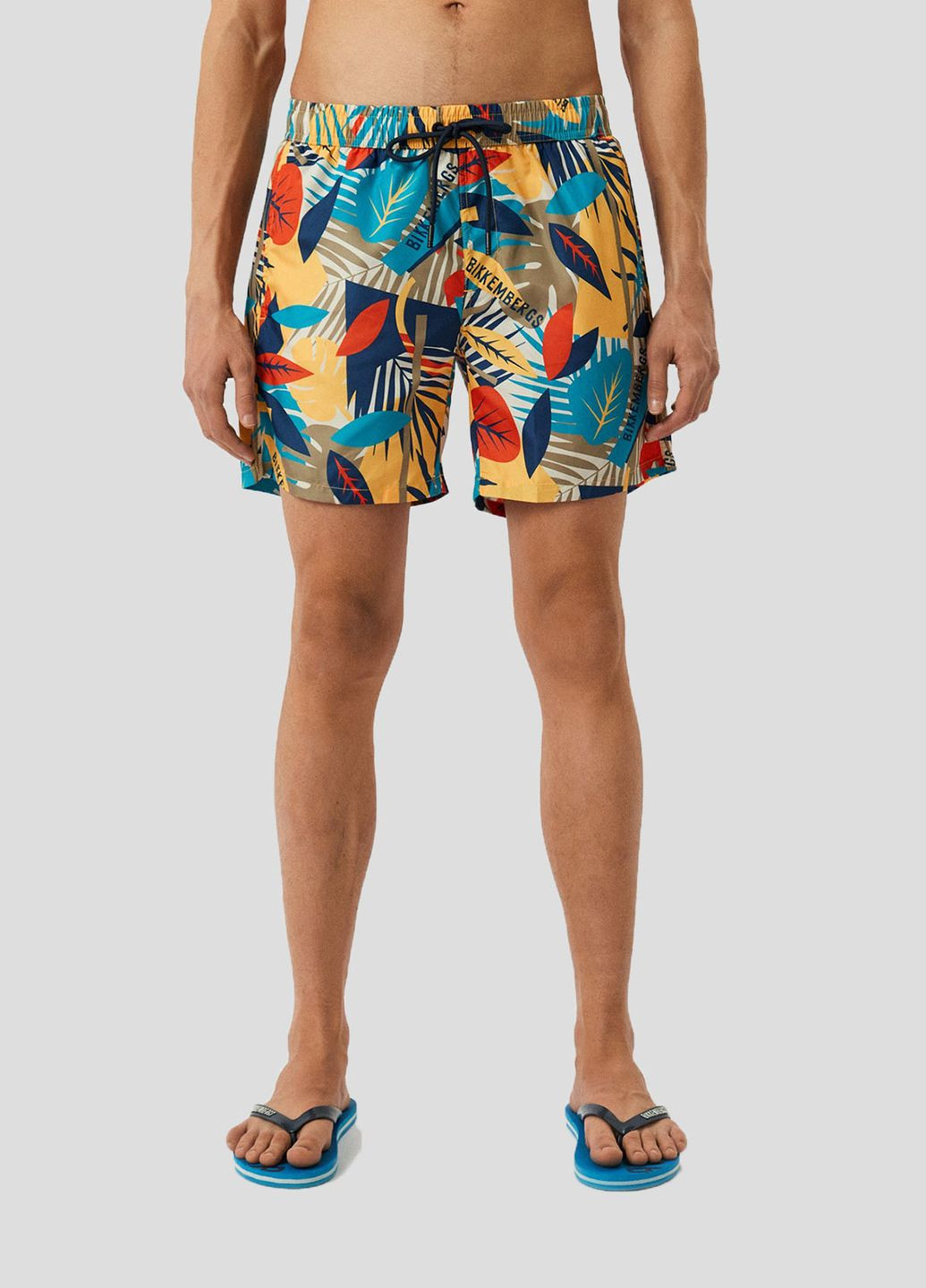 Пляжные шорты с ярким принтом Dirk Bikkembergs (292012564)